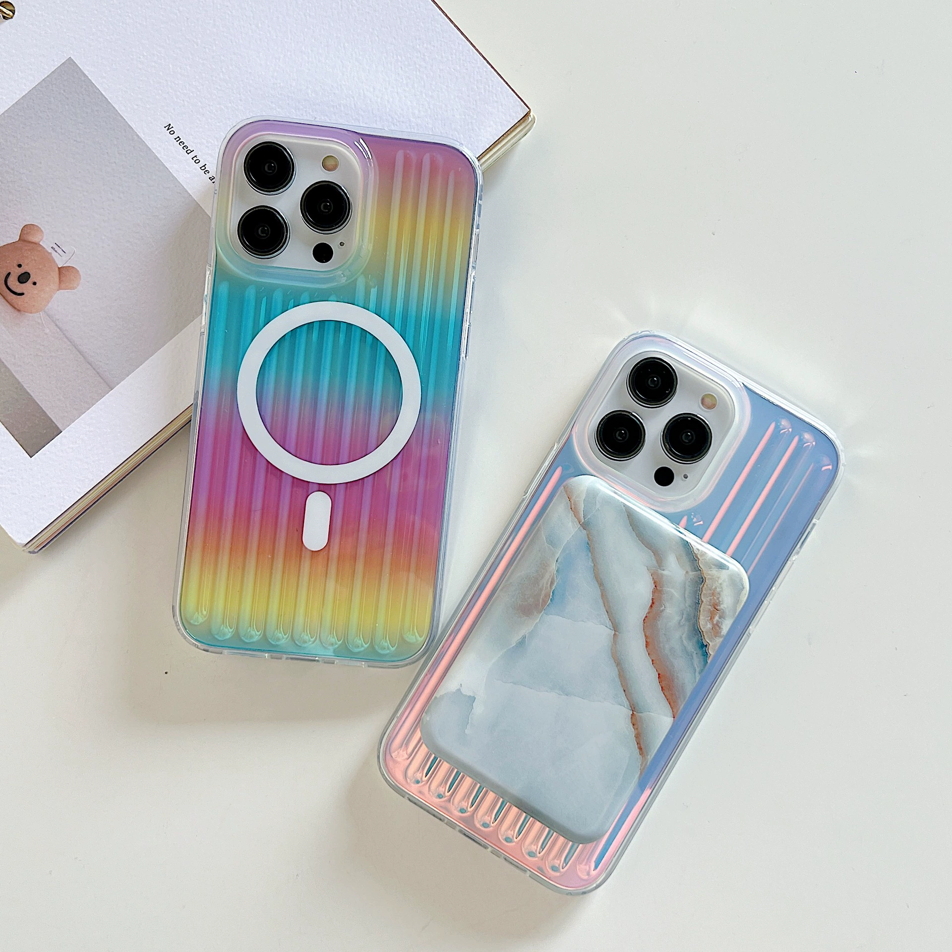 Apple, чемодан, iPhone15 Pro, совместимый чехол, iPhone16, двухсторонний защитный чехол, 16promax