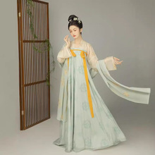 原创汉服女2025新款复原款中国风超仙唐朝齐胸襦裙古风套装春秋季