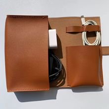 跨境热销电脑充电器保护套数据线转接器收纳包便捷电脑配件收纳袋