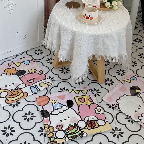 Three-Eagles Lovely Puppy Cute Summer Cooling Cushion Gel Cooling Cute Student Indoor Seat Back Pet Mat