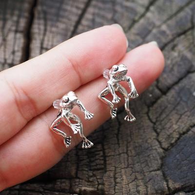 Orecchini pendenti rana gioielli donna accessori orecchie_voghion.com
