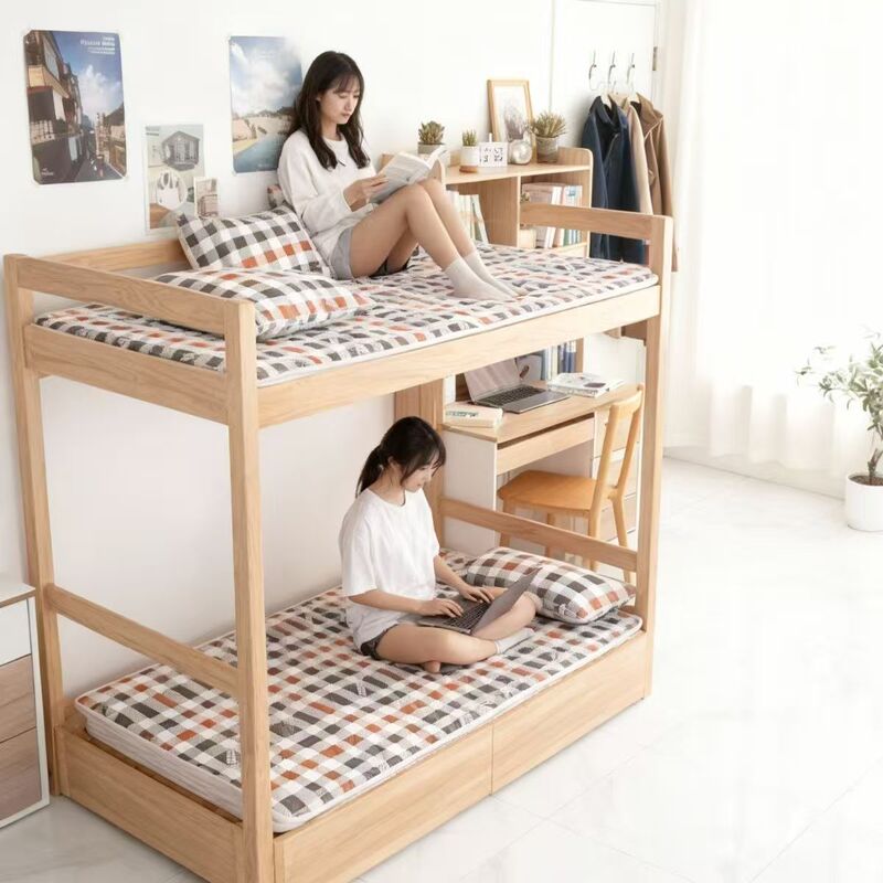 Student Dormitory Mattress for Bunk Beds, 90X190 Single Soft Mattress, Moisture-Proof, All-Season Mattress Pad Student Dormitory Mattress for Bunk Beds, 90X190 Single Soft Mattress, Moisture-Proof, All-Season Mattress Pad