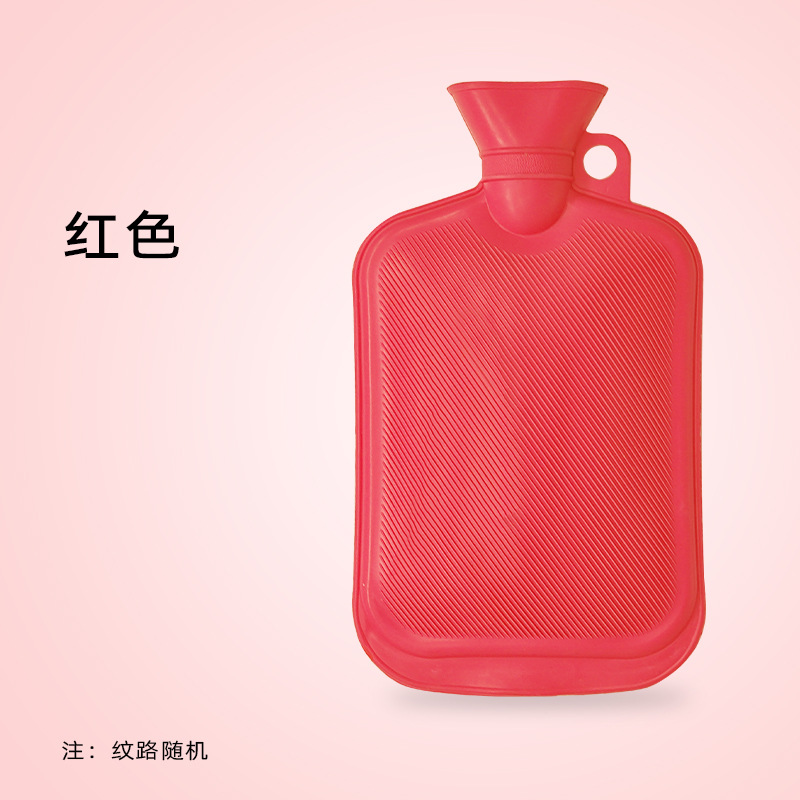 Le Xueer botella de agua caliente de caucho natural riego grande bolsa de agua caliente antigua preservación del calor de larga duración bolsa de calentador inyección de agua al por mayor