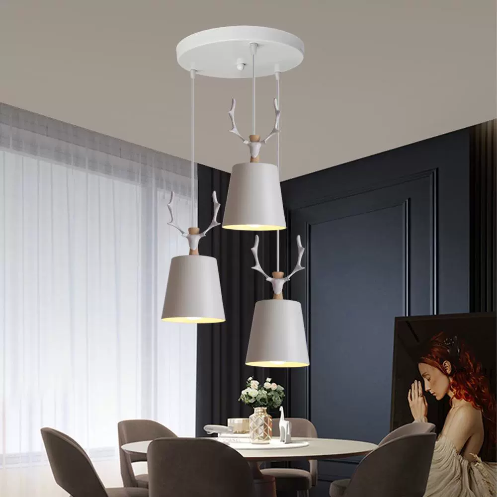 新款简约现代客厅灯北欧创意马卡龙吊灯轻奢个性家用卧室餐厅灯具