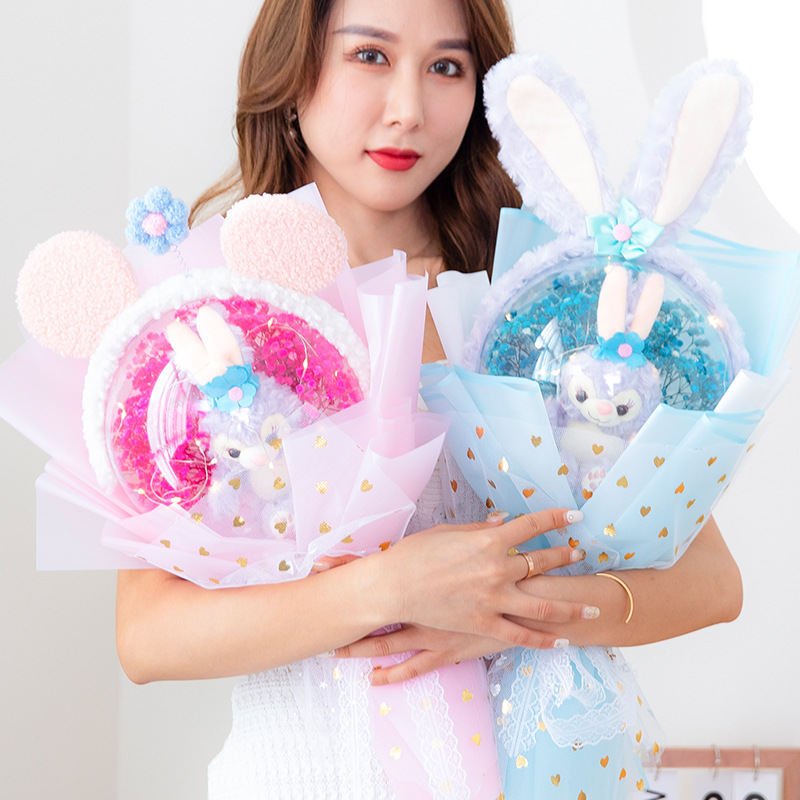 Sanba diosa festival creativo cielo estrellado delu bobo bola eterna ramo seco para niños y niñas regalo de cumpleaños al por mayor