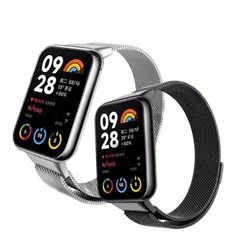Applicable to Xiaomi Band 8 Pro Magnetic Metal Strap, Xiaomi 8 Pro Milan Wrist Strap, Stainless Steel Magnetic Strap