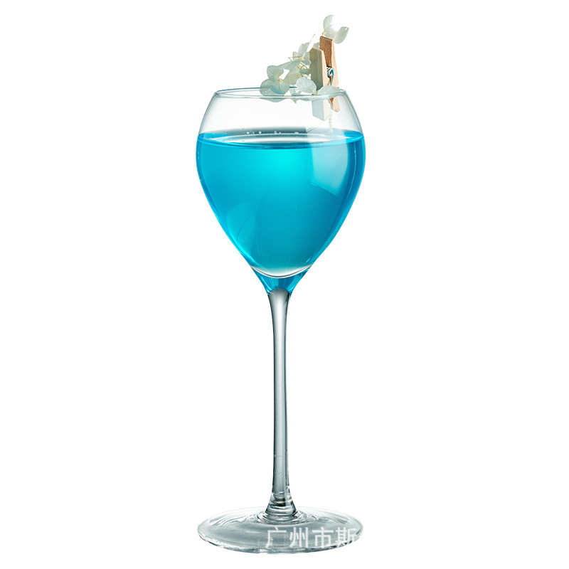 Copa de cóctel Copa Margaret Copa Martini Vaso de vino de vidrio al por mayor transfronterizo Copa especial de bar Lujo ligero