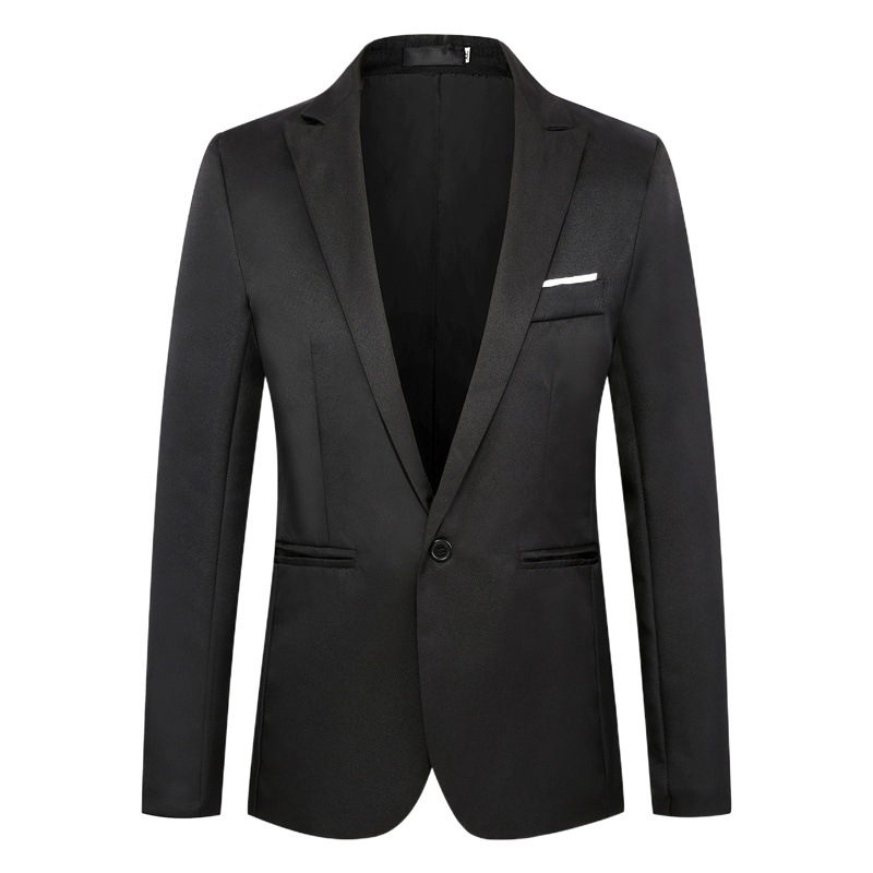 Cross-Border Export Suit Wholesale 21 New Fashion Men's Business Casual Suit European and American Slim Small Suit Jacket