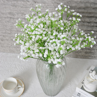 Simulation full of starry wedding decorative hand bouquets, soft glue full of sky star single -support plastic simulation flowers and fake flowers