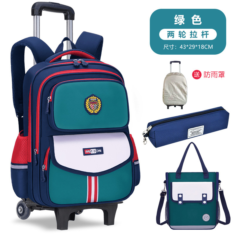 26 nuevas mochilas de tirón para estudiantes de primaria de grado uno, dos, tres a seis mochilas impermeables para niños de gran capacidad