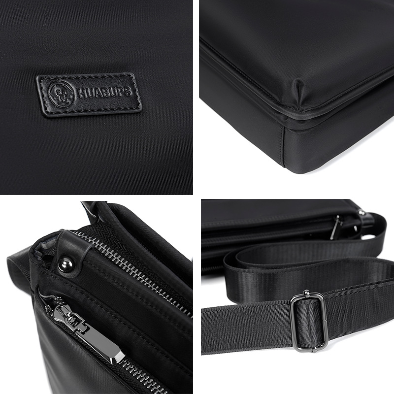 Solo bolso de hombro de los hombres nueva moda simple negocio mochila casual documento bolsa de mensajero multifuncional mochila impermeable estilo coreano