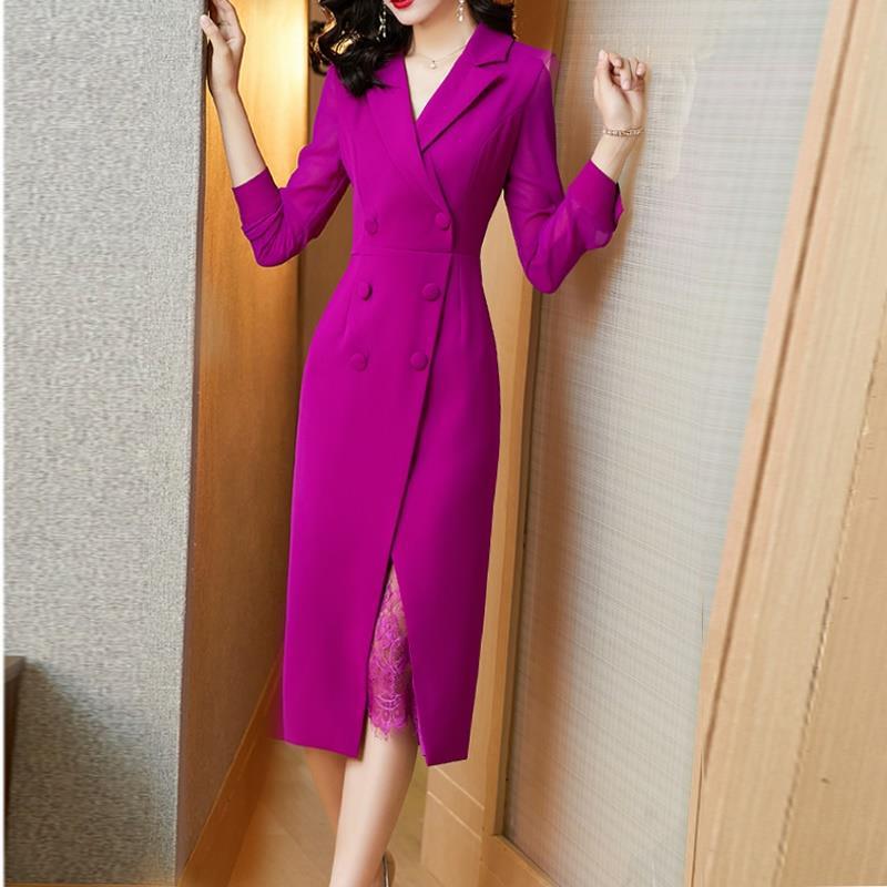 High-End Elegant Lady Rose Red Dress Festive Mother's Wear Formal Occasion Women's Long-Sleeved Spring & Fall 2025 New