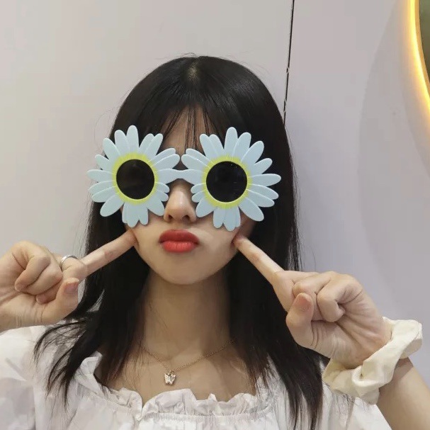 라이트 블루 해바라기