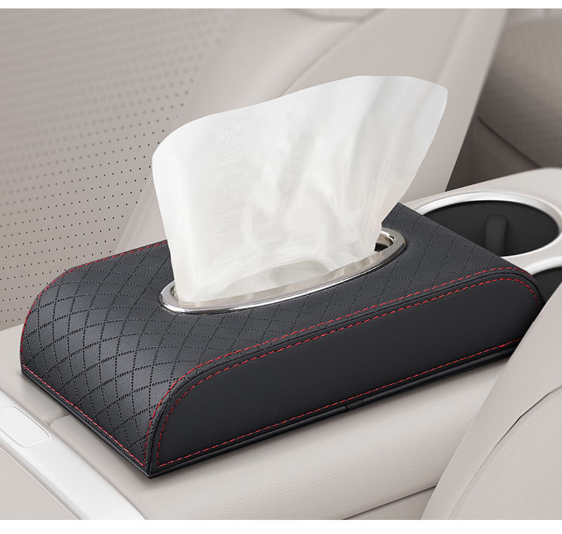Car Seat Tissue Box, Car Tissue Box, Car Armrest Box, Dashboard Tissue Box, High-End Car Supplies