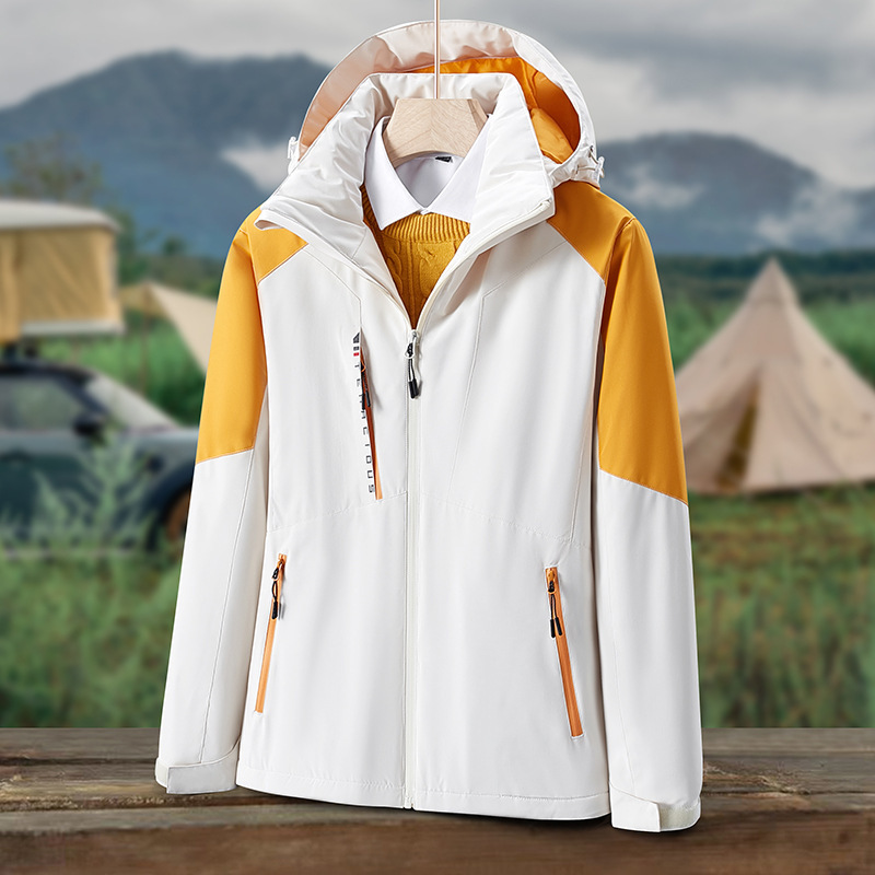 Chaqueta de estilo de moda al aire libre pareja chaqueta de algodón chaqueta de tamaño grande otoño ocio calentamiento turístico papá carga chaqueta