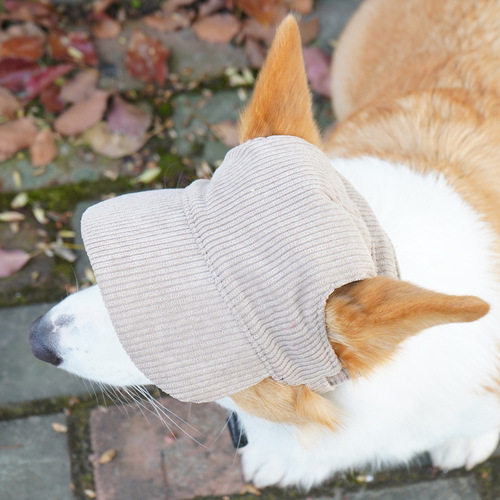 Pet it, casual dress, cat and dog hat, Amazon corduroy pet baseball cap, sun protection outdoor headwear