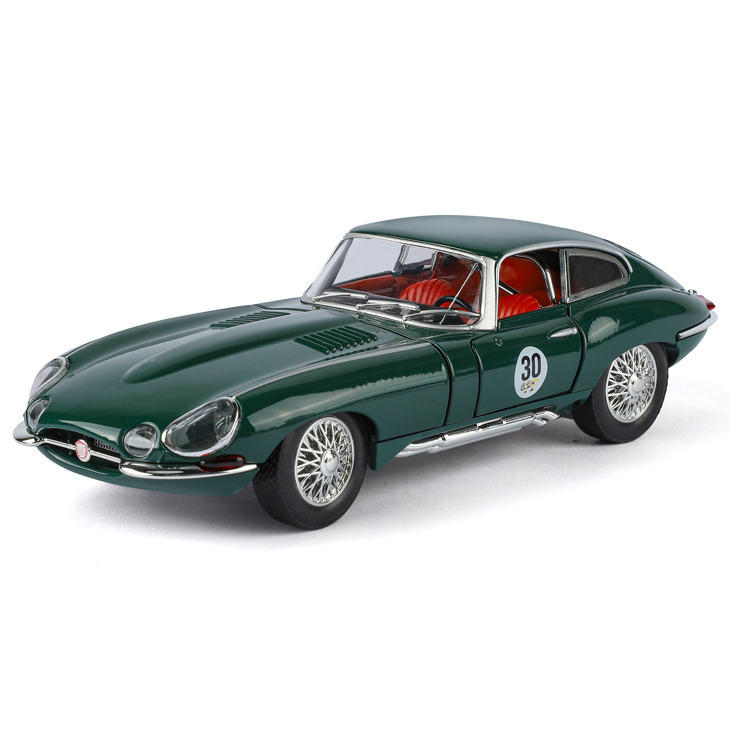 1: 24 Jaguar E-TYPE modelo de automóvil de aleación de retroalimentación de sonido y luz en línea juguetes de éxito