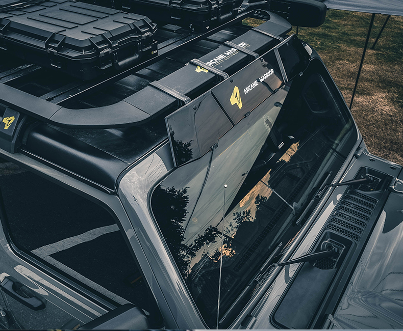 ARCANE WARRIOR Car Camping Style aw Luggage Rack Special Spoiler Roof Platform Outdoor Noise Reduction Canopy