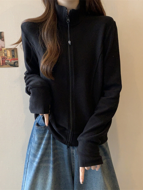 2025秋季新款女装胖MM宽松女士卫衣韩版外套女休闲长袖上衣A7157|undefined