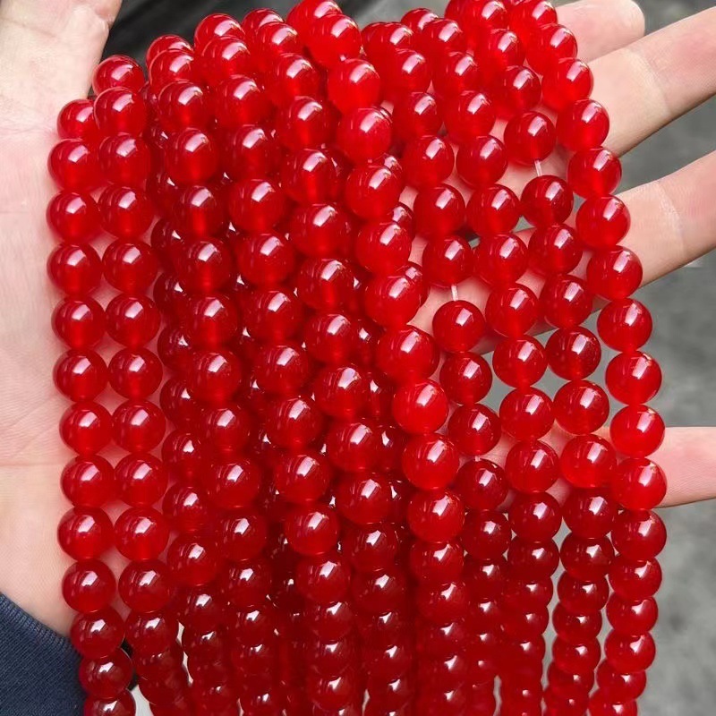大紅玉髄瑪瑙紅玉散珠半製品diyアクセサリーブレスレットメーカー直売卸売り水晶|undefined