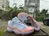 AJ11, низкий, белый/розовый