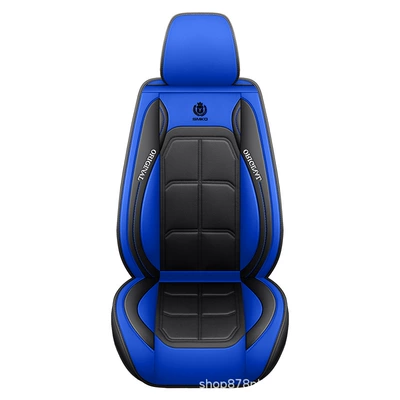 Cushion Cover, Universal for All Seasons, Seat cushion, seat cover - blue-front-single-seat