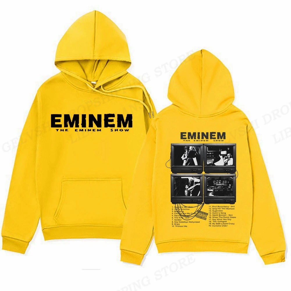 Худи рэпера Eminem мужская модная толстовка японский Y2K SWEATS