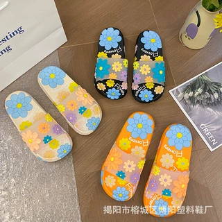 拖鞋女夏新款ins网红外穿百搭女士凉拖鞋居家室内浴室防滑一字拖