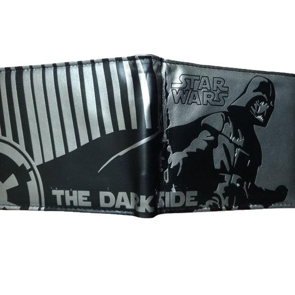 Cine y Televisión anime periférico Star Wars cartera Guerrero Negro soldado blanco estudiante universal corto pu monedero