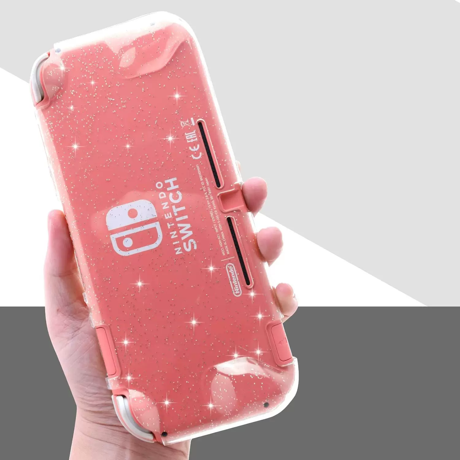 适用于任天堂switchlite游戏机保护壳PC一体水晶壳迷你透明水晶壳