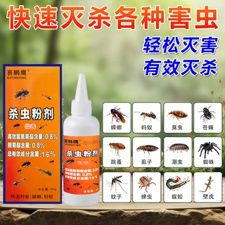 厂家定制家用杀虫粉剂喜鹏鹰蟑螂药粉剂杀家装灭虫灭蚂蚁支持批发