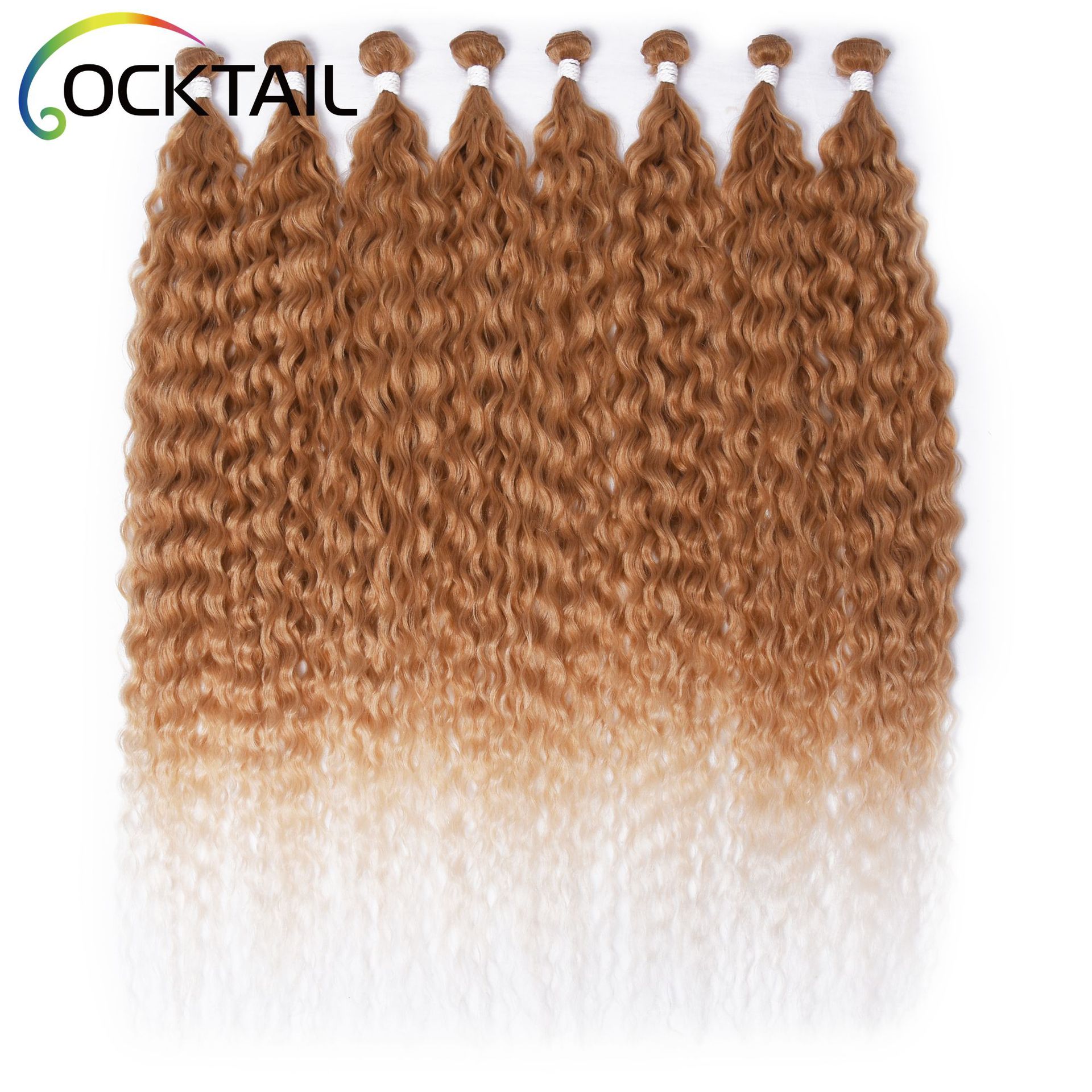 8 + 1 fibra kanekalon fibra química cortina de pelo ventas directas de fábrica 8 + 1 fibra química cortina de pelo