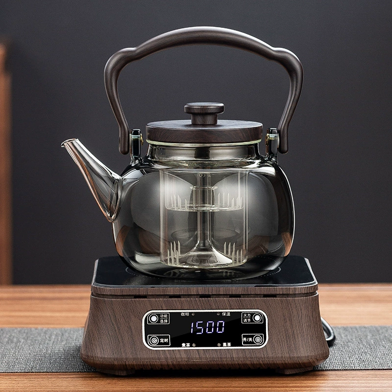 Glass lifting kettle, tea kettle, open flame heating, electric ceramic stove, kettle, heat-resistant cooking kettle, induction cooker, adjustable temperature