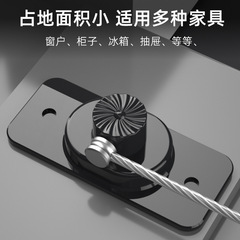 Hole-free window stop child safety lock, window lock, refrigerator lock, child safety password lock cabinet lock