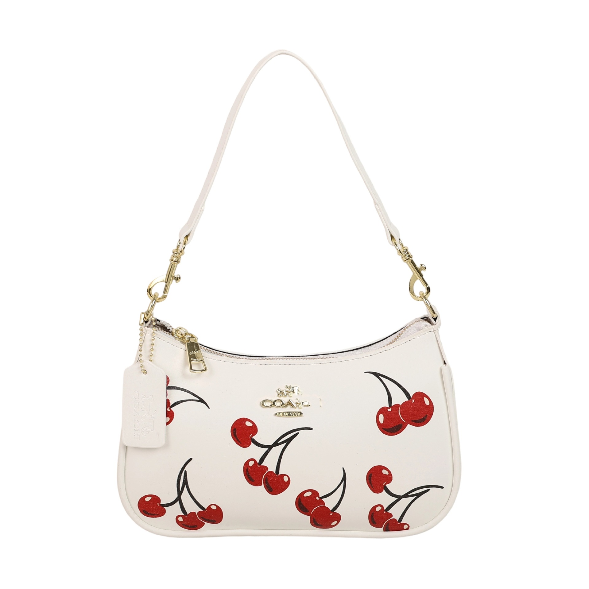 Cruce fronterizo Europa y los Estados Unidos comercio exterior 2025 nuevo Koujia brazalete de mano impresión de cereza dulce bolsa de hombro media luna