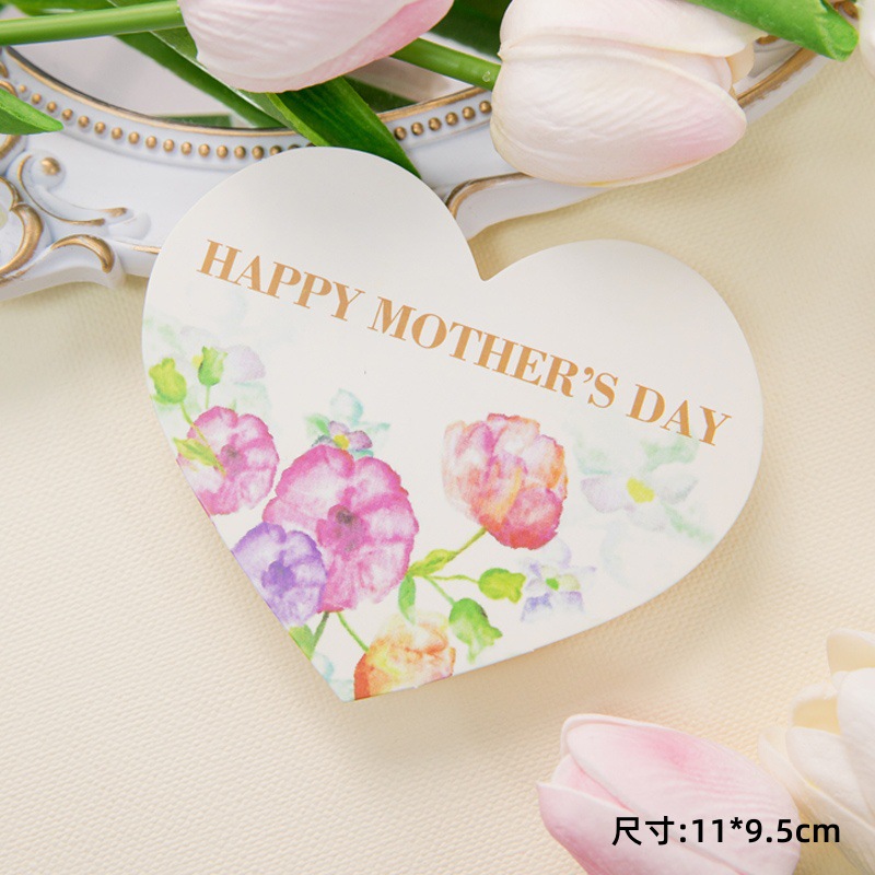 Celebridad de Internet 2025 Día de la madre Taza de tulipanes Decoración de pasteles Madre de hadas Tarjeta de vacaciones Taza de papel Vestido para hornear