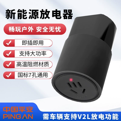 Discharge Gun for New Energy Electric Vehicles, Portable Power Extractor for Zeekr, Byd, Li Auto, and Home Use Charging Stations (Elektrikli avtomobil şarj stansiyaları) - national-standard-new-energy-tram-discharge
