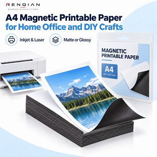 Flexible Rubber Magnet Sheets Printing and Lamination Ready