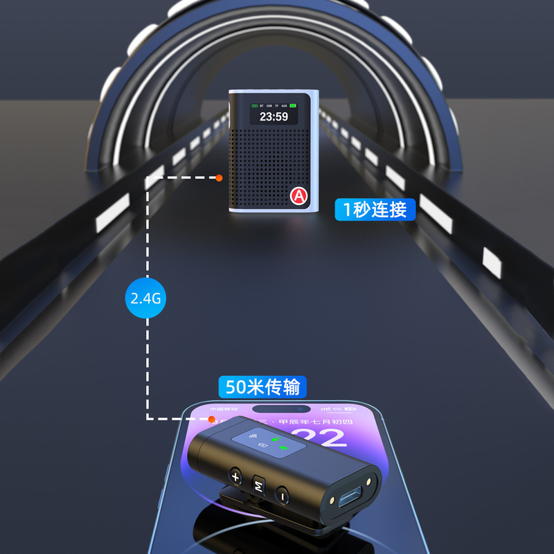 ワイヤレススピーカーS69新型私型クリップ式小蜂先生専用ガイドラッパ鳴き声防止|undefined