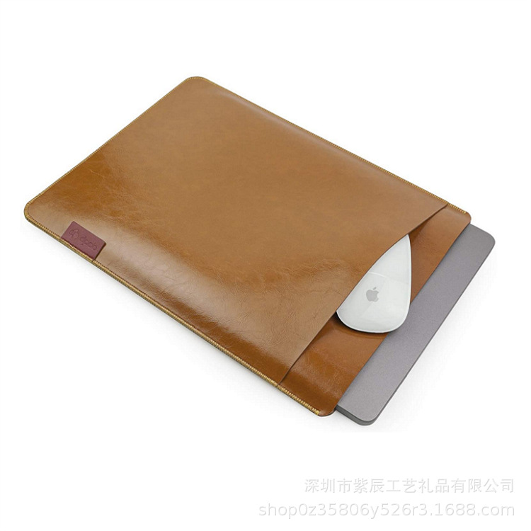 Computer liner bag gift computer leather waterproof clutch notebook tablet storage bag tablet computer