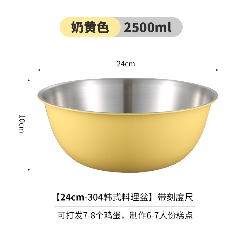 カラフルなベーキング用卵泡立て器、食品グレードの水切り付きキッチンフルーツサラダボウル、目盛り付き生地捏ねボウル、調理用ボウル|undefined