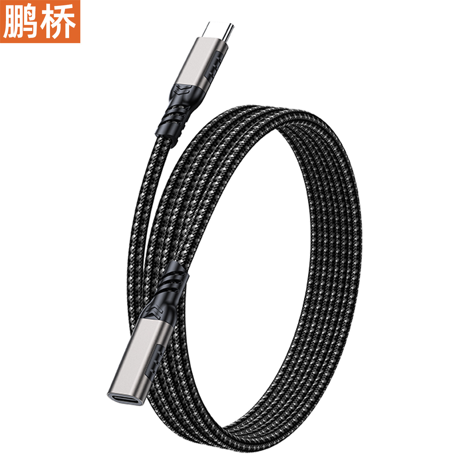 Cable de extensión Type-C Cable de pantalla de proyección 4K macho a hembra 20Gbps estación de acoplamiento de alta velocidad para expandir los datos del disco duro a la computadora