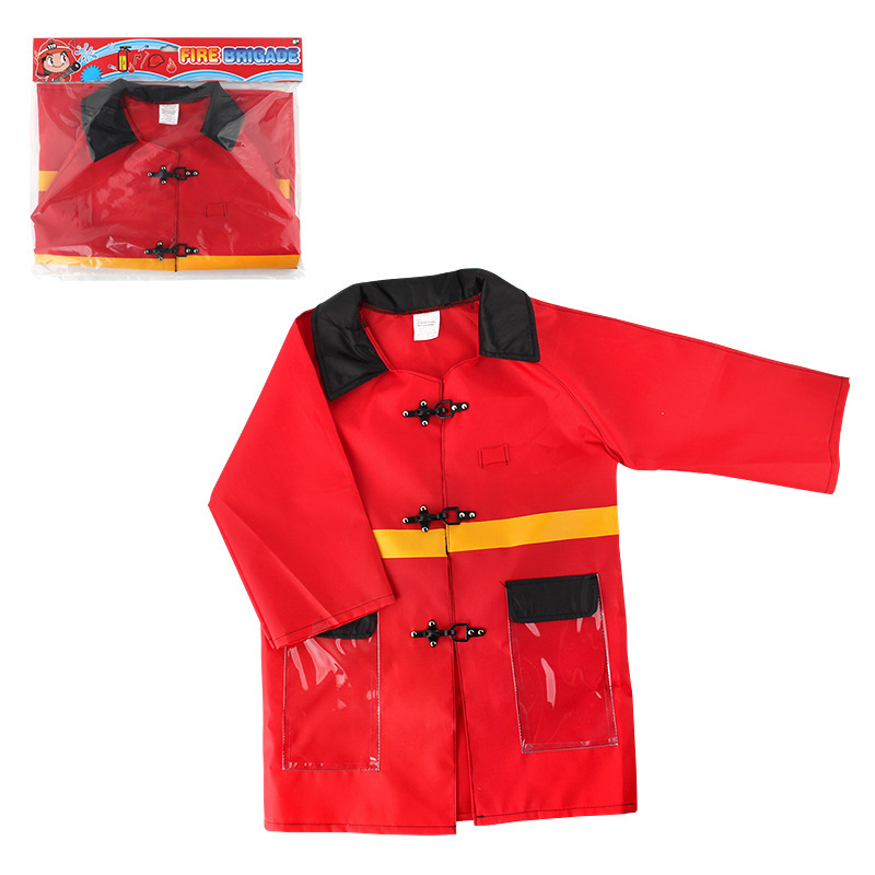 Water Gun Backpack Fire Water Gun Toy Fire Hat Clothes Set Accessories Stage Performance Props