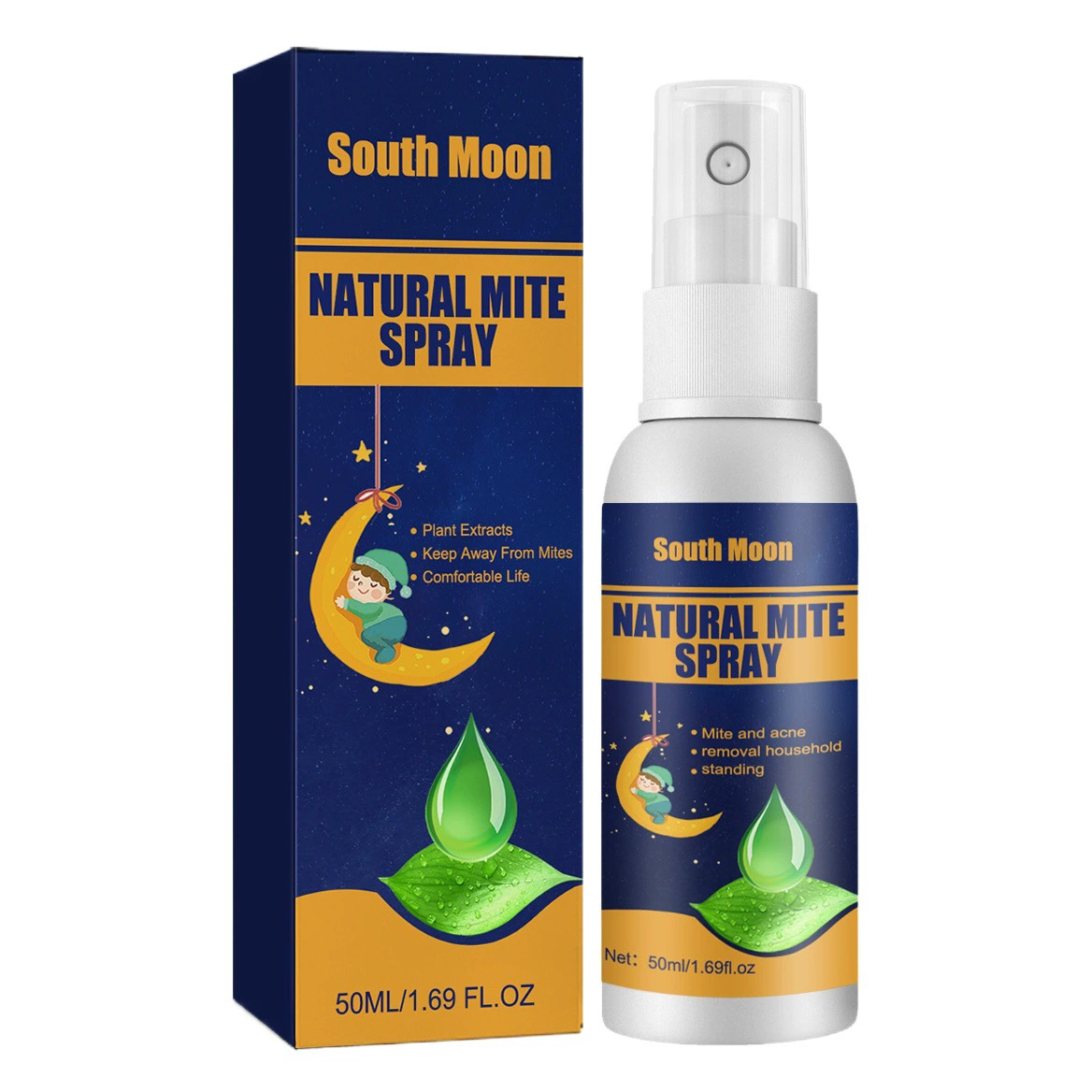 Спрей для клеща Южной Луны Удаление клеща Бытовое удаление клеща Простыня для одежды Спрей Для Удаления Клеща в помещении