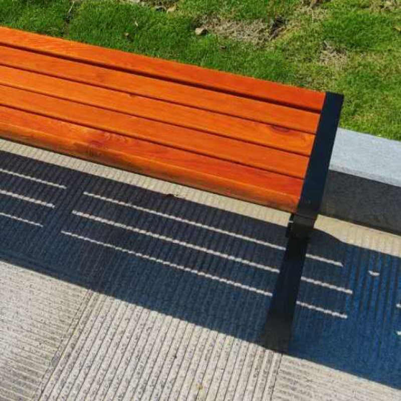 등받이가 없는 방부목재 0.4m