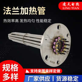 不锈钢电加热管法兰式加热管管反应釜温控大功率锅炉电锅炉