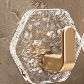 水の波紋のフックは軽くて豪華です。穴を開けないでください。トイレの強力な接着剤です。|undefined