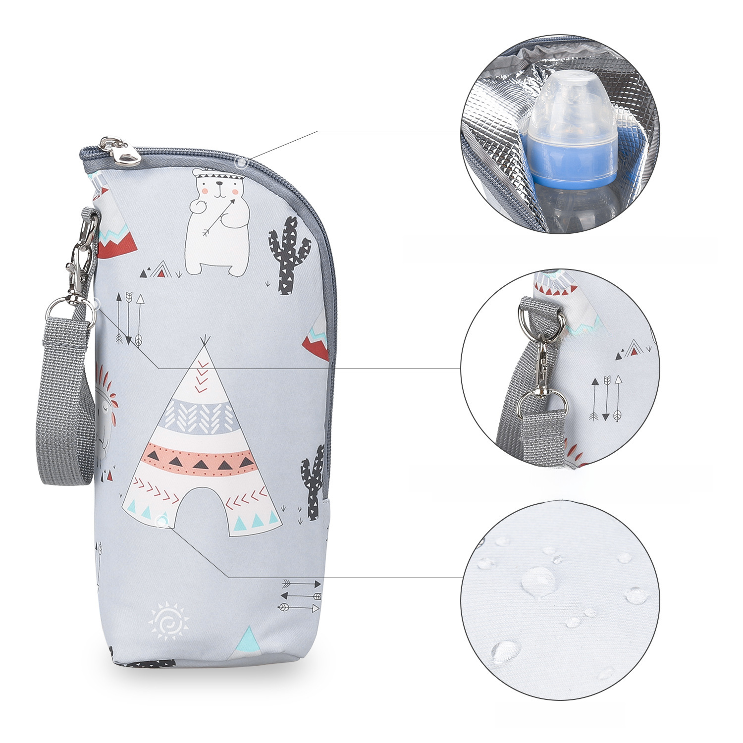 Convenient bottle bag Mummy bag accessories diaper bag