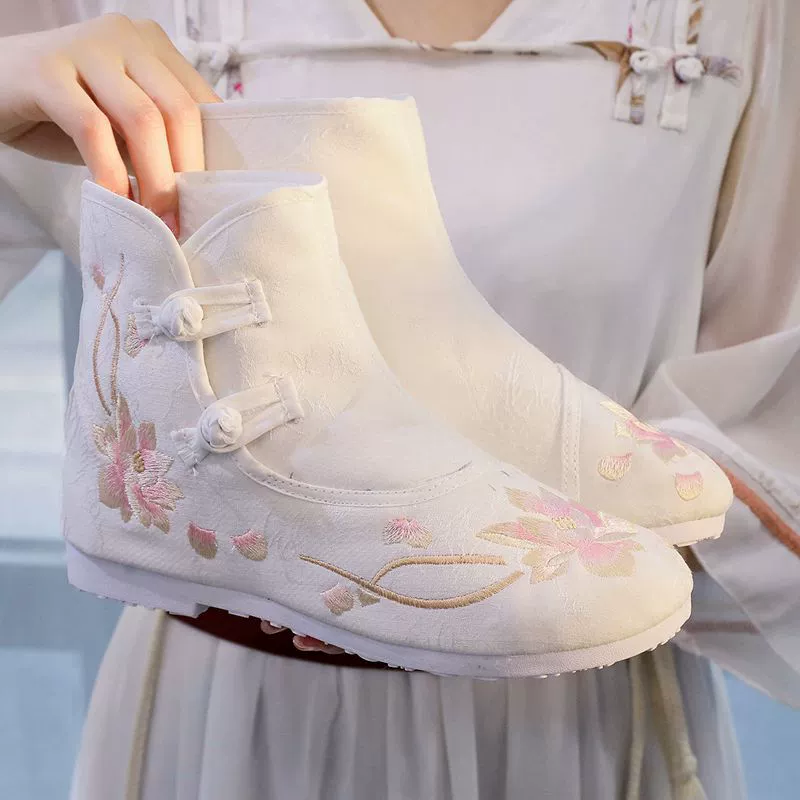 Autumn Hanfu, low boots, Chinese style