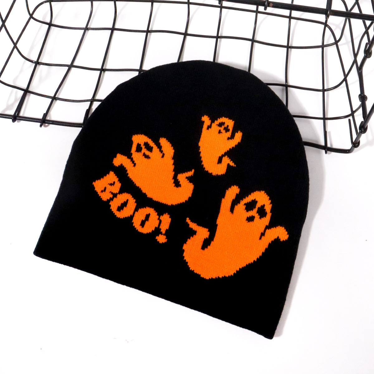 Cappello lavorato a maglia unisex BOY con motivo fantasma Personalità tendenza moda Sport all'aria aperta Inverno inverno caldo_voghion.com